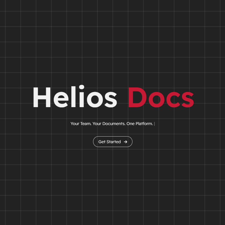 Helios Docs interface showcase